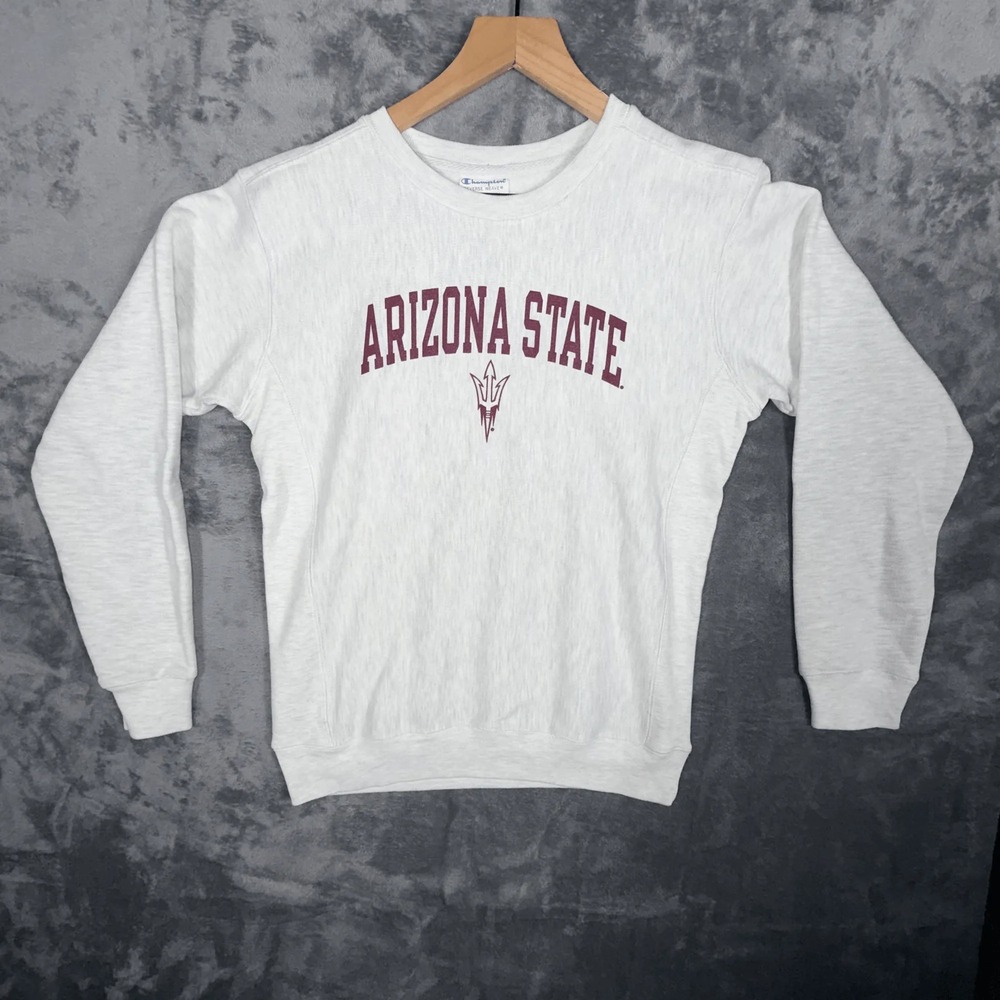 Champion Reverse Weave Arizona St Sun Devils Sweatshirt Youth XL 14-16 Gray NWT